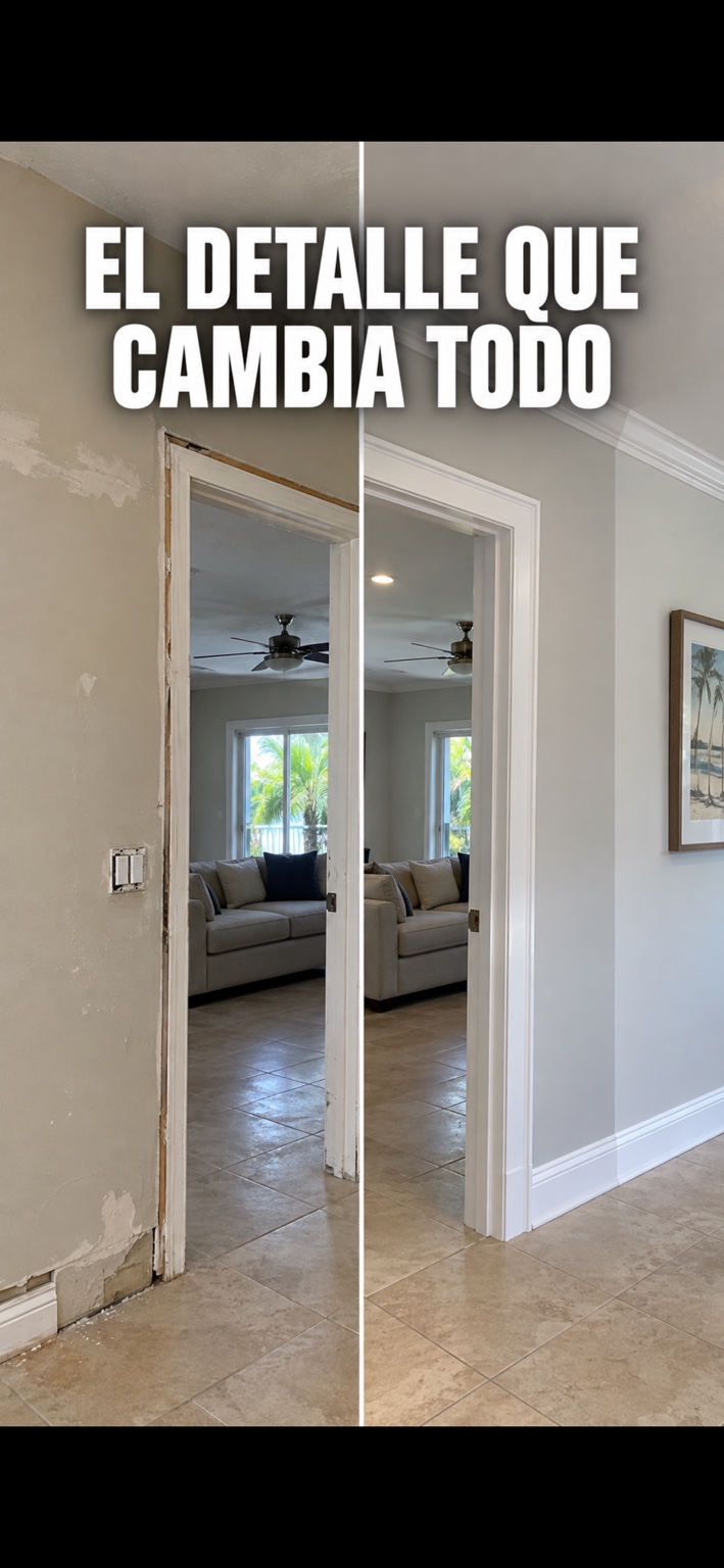 Trim, door frames and finishes